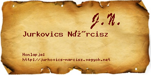 Jurkovics Nárcisz névjegykártya
